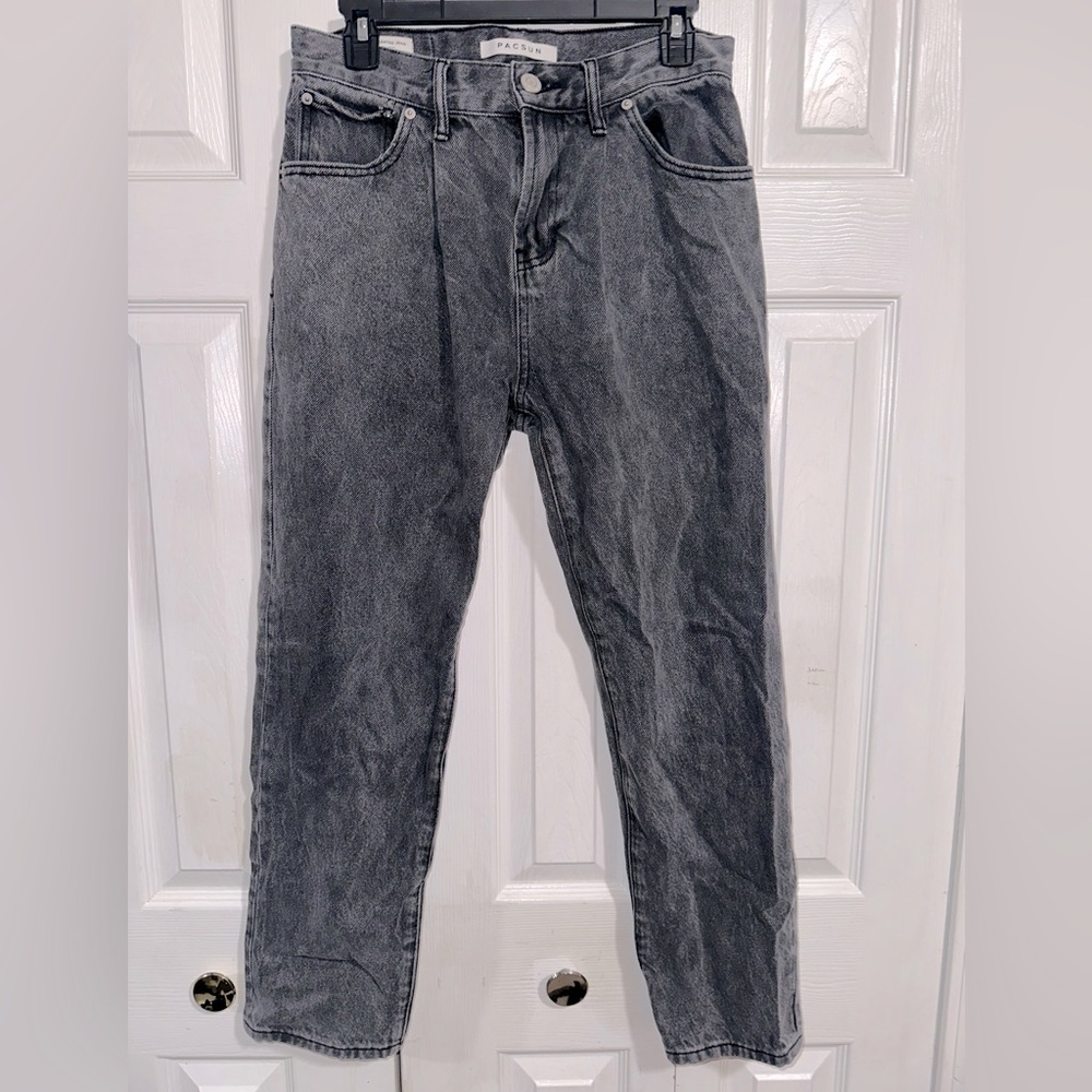 Men’s 29/30 Pacsun semi-baggy jeans black/gray